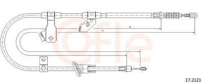 CABLU FRANA DE PARCARE