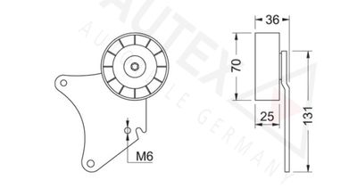 ROLA GHIDARE/CONDUCERE CUREA TRANSMISIE AUTEX 651372 1