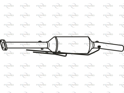 Filtr sazových částic, výfukový systém FENNO P9805DPF