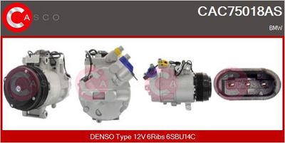 COMPRESOR CLIMATIZARE CASCO CAC75018AS