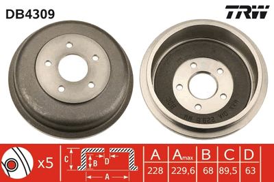 Тормозной барабан DB4309