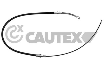 Тросик, cтояночный тормоз CAUTEX 763197 для CHRYSLER VOYAGER