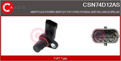 SENZOR POZITIE AX CU CAME CASCO CSN74D12AS