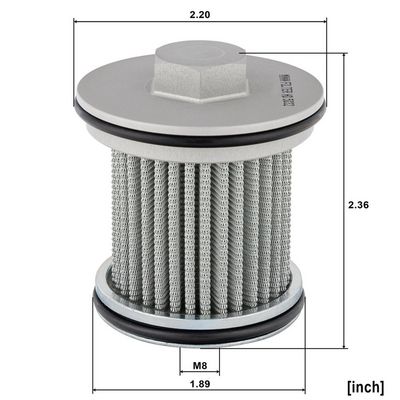 Filtru, sistem hidraulic primar MANN-FILTER HD 5032