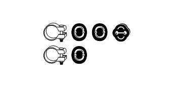 MONTAGESATZ ABGASANLAGE