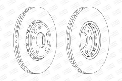 BREMSSCHEIBE CHAMPION 562595CH 1