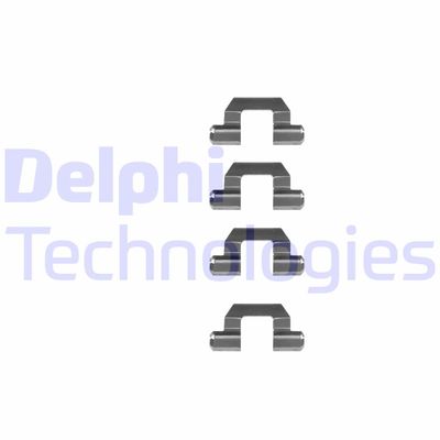 Комплектующие, колодки дискового тормоза DELPHI LX0190 для MITSUBISHI COLT
