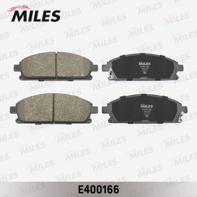 Комплект тормозных колодок, дисковый тормоз MILES E400166 для NISSAN X-TRAIL