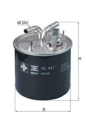 FILTRU COMBUSTIBIL MAHLE KL447