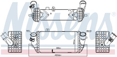 INTERCOOLER COMPRESOR NISSENS 96144 5