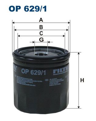 Oil Filter OP 629/1