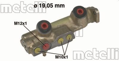 Главный тормозной цилиндр METELLI 05-0131 для RENAULT 5
