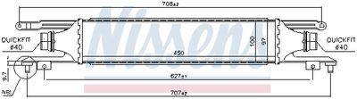 INTERCOOLER COMPRESOR NISSENS 96589 4