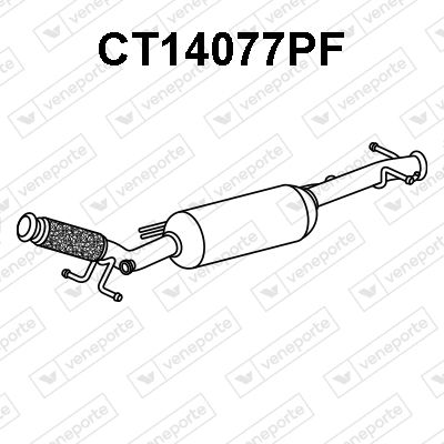 Катализатор СКВ VENEPORTE CT14077PF для CITROËN JUMPY