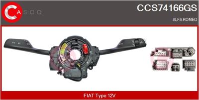 COMUTATOR COLOANA DIRECTIE CASCO CCS74166GS