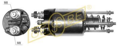 Тяговое реле, стартер GEBE 4 6390 9 для FIAT TEMPRA