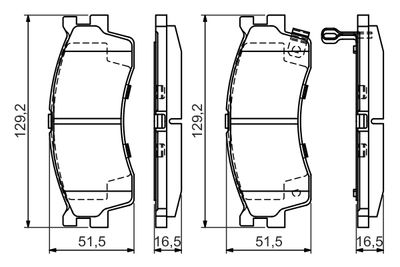 SET PLACUTE FRANA FRANA DISC BOSCH 0986494146 4