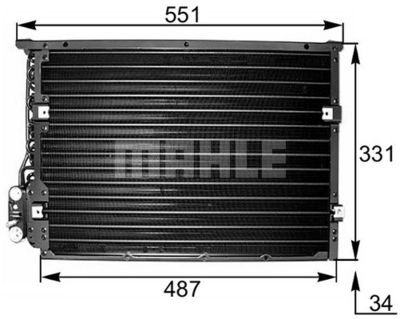 Kondensor, klimatanläggning MAHLE AC 177 000S