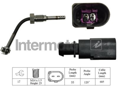 Sensor, exhaust gas temperature Intermotor 27322