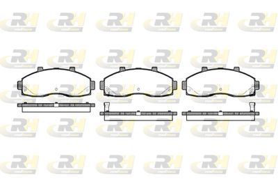 Комплект тормозных колодок, дисковый тормоз ROADHOUSE 2662.02 для KIA PREGIO