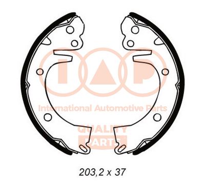Комплект тормозных колодок IAP QUALITY PARTS 705-07010 для HYUNDAI PONY