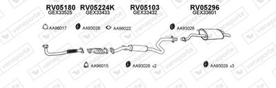 SISTEM DE ESAPAMENT VENEPORTE 050068