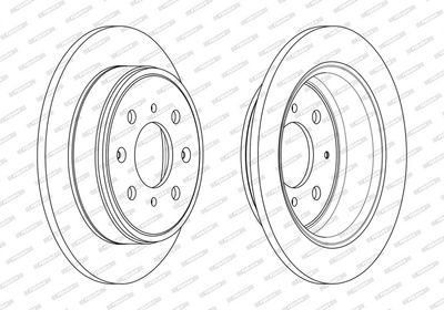 DISC FRANA FERODO DDF950C 1