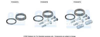 Монтажен комплект, изпускателна тръба BM Catalysts FK50487