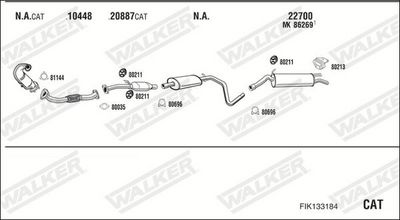 SISTEM DE ESAPAMENT WALKER FIK133184