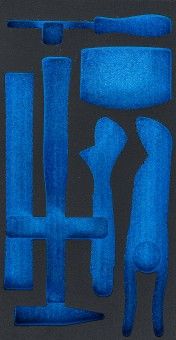 Schaumstoffeinlage, Sortimentskasten