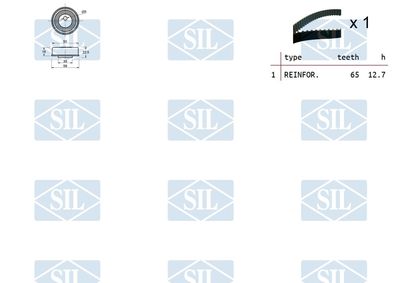 SET CUREA DE DISTRIBUTIE Saleri SIL TK1455 1