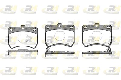Комплект тормозных колодок, дисковый тормоз ROADHOUSE 2271.02 для KIA PRIDE
