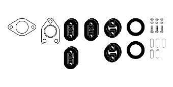MONTAGESATZ ABGASANLAGE