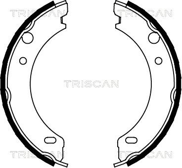 TRISCAN Bremsbackensatz, Feststellbremse
