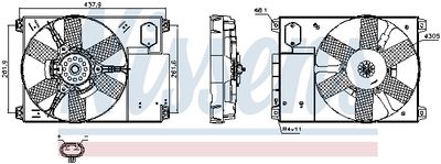 VENTILATOR RADIATOR NISSENS 85020 5