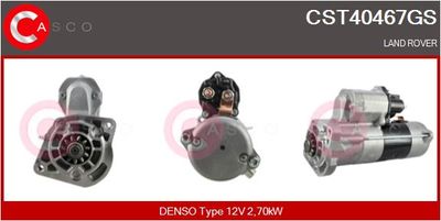 CASCO CST40467GS Стартер  для LAND ROVER RANGE ROVER IV (L405) 4.4 SDV8 4x4