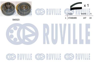 Комплект ремня ГРМ RUVILLE 550168 для OPEL ASCONA