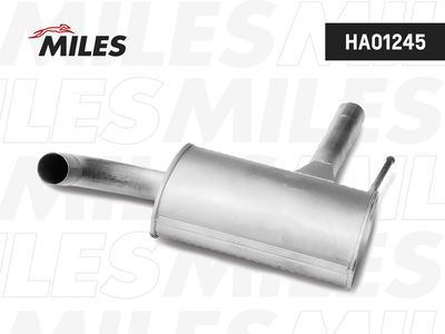 Средний глушитель выхлопных газов MILES HA01245 для VW PASSAT