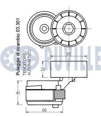 INTINZATOR CUREA CUREA DISTRIBUTIE RUVILLE 541658 1