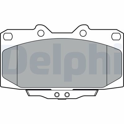 Brake Pad Set, disc brake LP3409