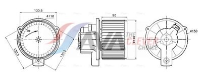 INNENRAUMGEBLäSE AVA Clever Choice MC8020