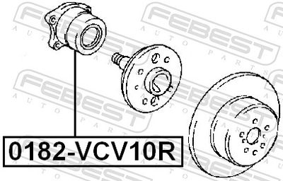 Wheel Hub 0182-VCV10R