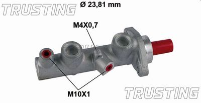 Главный тормозной цилиндр TRUSTING PF613 для TOYOTA AVENSIS