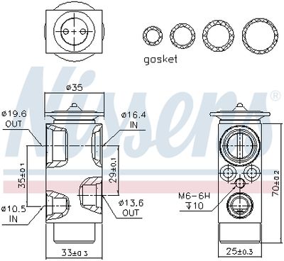 SUPAPA EXPANSIUNE CLIMA NISSENS 999352 5