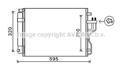 CONDENSATOR CLIMATIZARE PRASCO KAA5151D