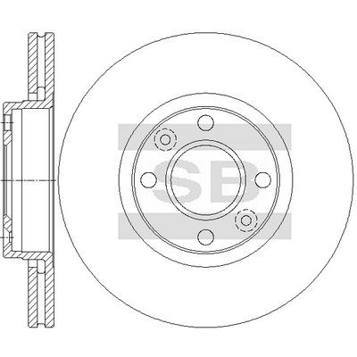 спирачен диск Hi-Q SD3069
