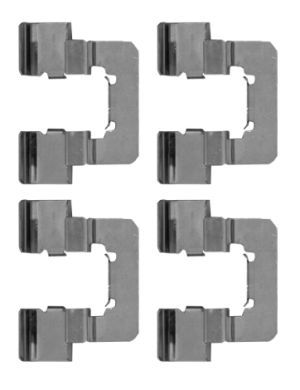 Комплектующие, колодки дискового тормоза HELLA 8DZ 355 204-741 для CHEVROLET VOLT