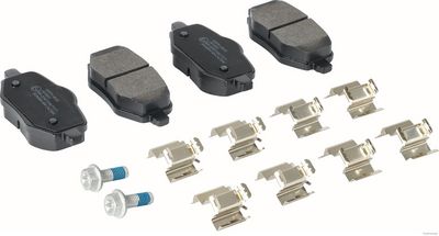 комплект спирачно феродо, дискови спирачки HERTH+BUSS JAKOPARTS J3610855