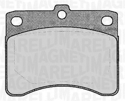 Комплект тормозных колодок, дисковый тормоз MAGNETI MARELLI 363916060815 для DAIHATSU SPARCAR