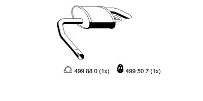 ERNST 343084 Глушитель выхлопных газов для FORD MONDEO I (GBP) 2.0 i 16V ERNST 343084 Глушитель выхлопных газов для FORD MONDEO I (GBP) 2.0 i 16V